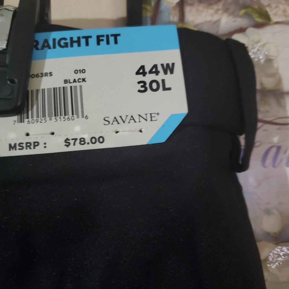 Savane big & tall flat front dress pants - Picture 4 of 8